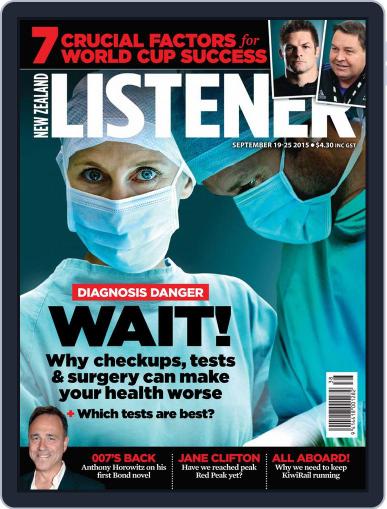 New Zealand Listener September 9th, 2015 Digital Back Issue Cover