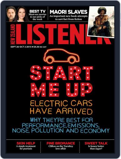 New Zealand Listener September 17th, 2015 Digital Back Issue Cover