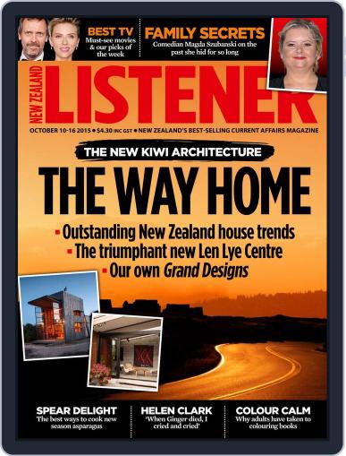 New Zealand Listener October 1st, 2015 Digital Back Issue Cover