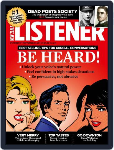 New Zealand Listener October 22nd, 2015 Digital Back Issue Cover