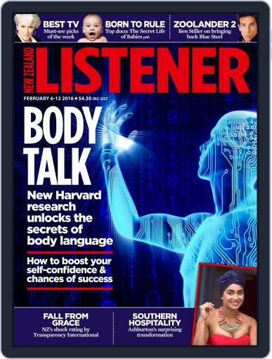 New Zealand Listener January 28th, 2016 Digital Back Issue Cover