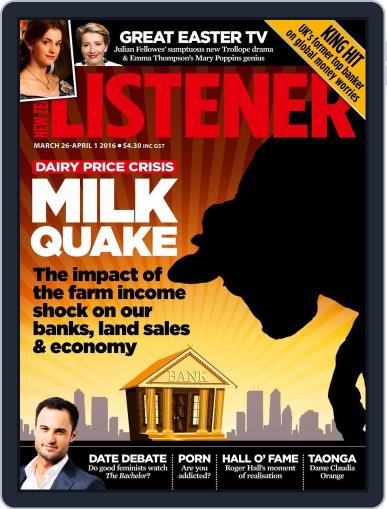 New Zealand Listener March 17th, 2016 Digital Back Issue Cover