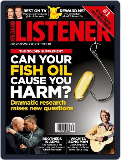 New Zealand Listener July 21st, 2016 Digital Back Issue Cover