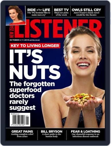 New Zealand Listener October 5th, 2019 Digital Back Issue Cover