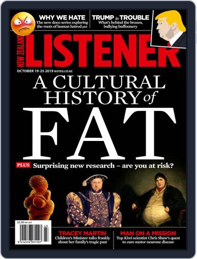 New Zealand Listener October 19th, 2019 Digital Back Issue Cover