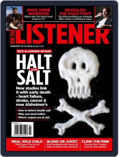 New Zealand Listener January 18th, 2020 Digital Back Issue Cover