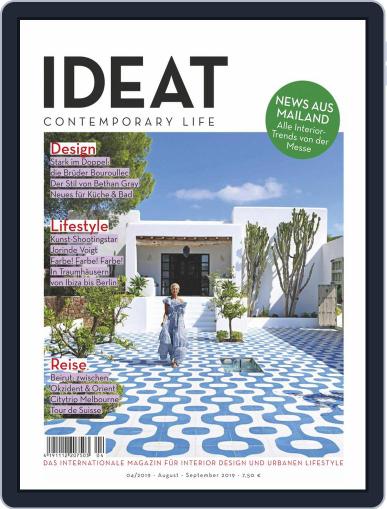 IDEAT Deutschland August 1st, 2019 Digital Back Issue Cover