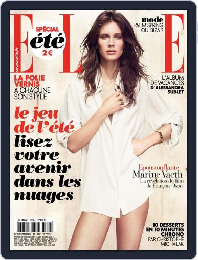 Elle France July 11th, 2013 Digital Back Issue Cover