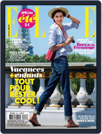 Elle France August 8th, 2013 Digital Back Issue Cover