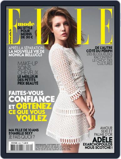 Elle France September 5th, 2013 Digital Back Issue Cover