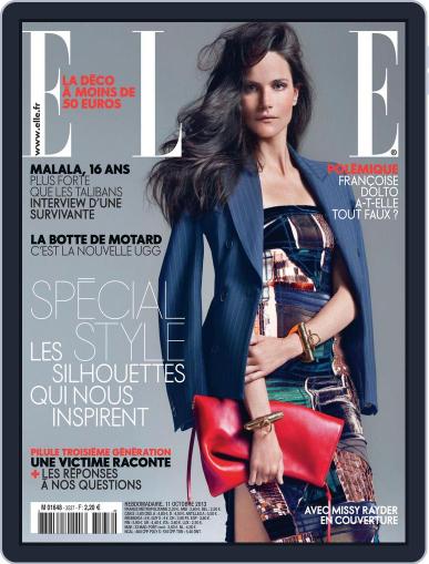 Elle France October 10th, 2013 Digital Back Issue Cover