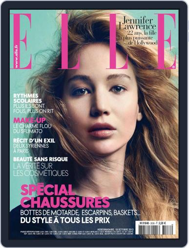 Elle France October 17th, 2013 Digital Back Issue Cover