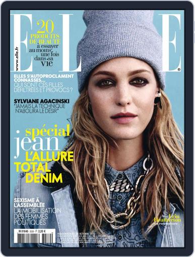 Elle France October 24th, 2013 Digital Back Issue Cover