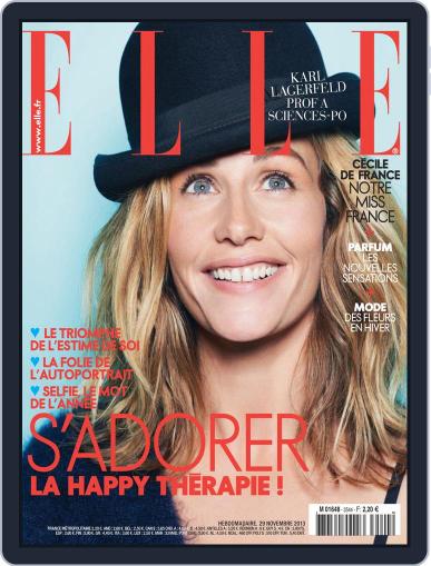 Elle France November 28th, 2013 Digital Back Issue Cover