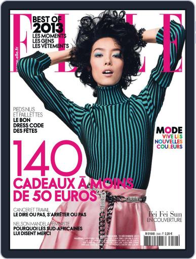 Elle France December 12th, 2013 Digital Back Issue Cover