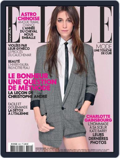 Elle France January 23rd, 2014 Digital Back Issue Cover