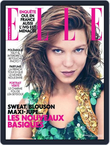 Elle France February 6th, 2014 Digital Back Issue Cover