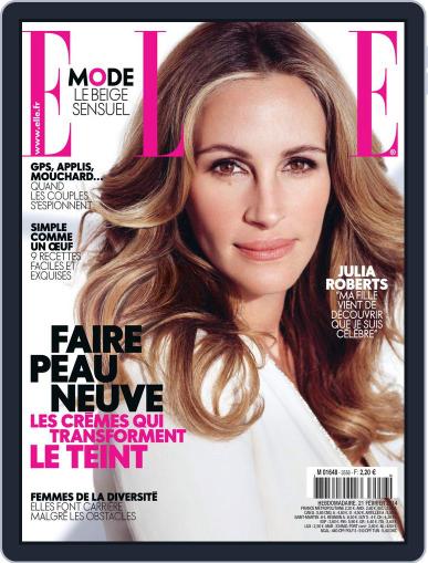 Elle France February 20th, 2014 Digital Back Issue Cover