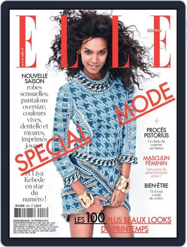 Elle France February 27th, 2014 Digital Back Issue Cover