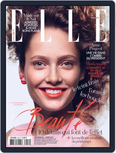 Elle France March 13th, 2014 Digital Back Issue Cover
