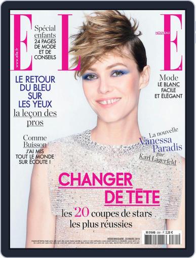 Elle France March 27th, 2014 Digital Back Issue Cover