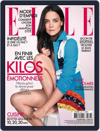 Elle France April 10th, 2014 Digital Back Issue Cover