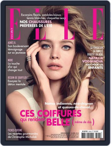 Elle France April 17th, 2014 Digital Back Issue Cover