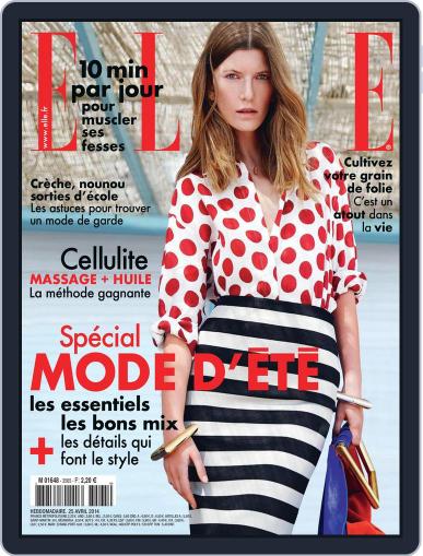 Elle France April 24th, 2014 Digital Back Issue Cover
