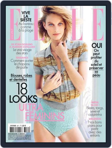 Elle France June 5th, 2014 Digital Back Issue Cover