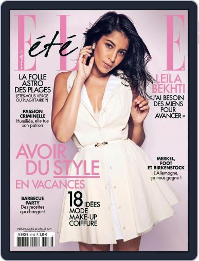 Elle France July 24th, 2014 Digital Back Issue Cover