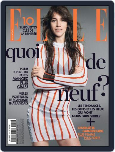 Elle France August 13th, 2014 Digital Back Issue Cover