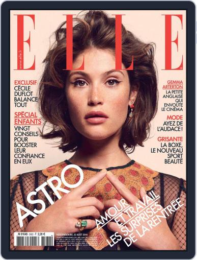 Elle France August 21st, 2014 Digital Back Issue Cover