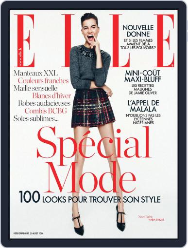 Elle France August 28th, 2014 Digital Back Issue Cover