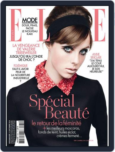 Elle France September 15th, 2014 Digital Back Issue Cover