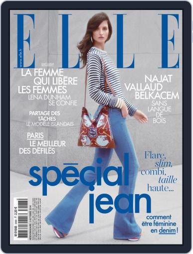 Elle France October 2nd, 2014 Digital Back Issue Cover