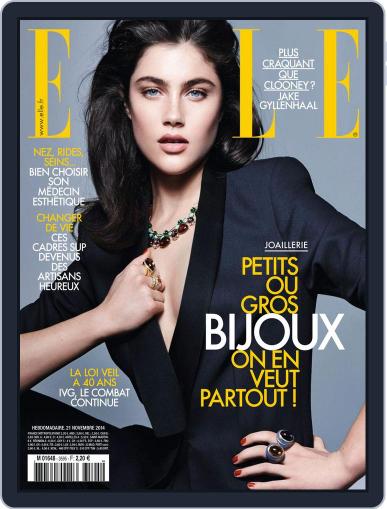 Elle France November 20th, 2014 Digital Back Issue Cover