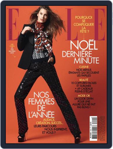 Elle France December 18th, 2014 Digital Back Issue Cover