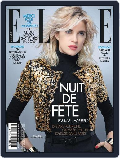 Elle France December 26th, 2014 Digital Back Issue Cover