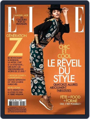 Elle France February 26th, 2015 Digital Back Issue Cover