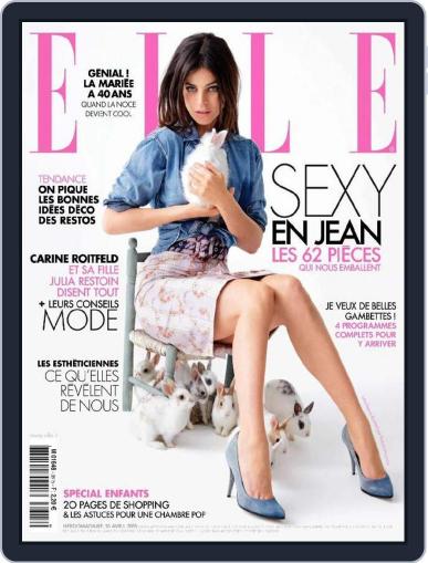 Elle France April 9th, 2015 Digital Back Issue Cover