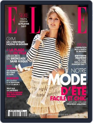 Elle France June 4th, 2015 Digital Back Issue Cover