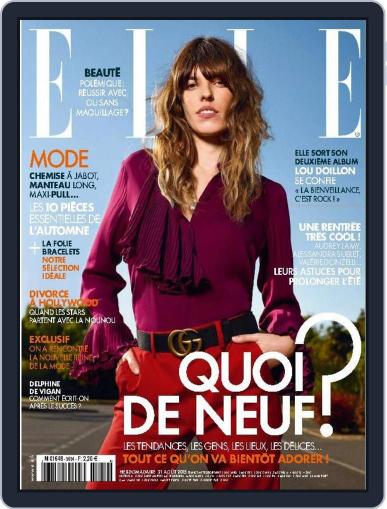 Elle France August 20th, 2015 Digital Back Issue Cover