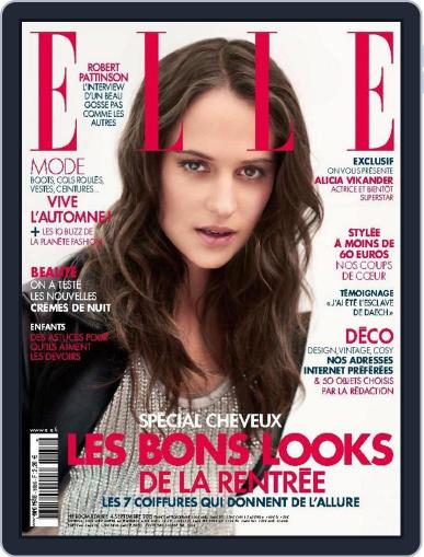 Elle France September 3rd, 2015 Digital Back Issue Cover
