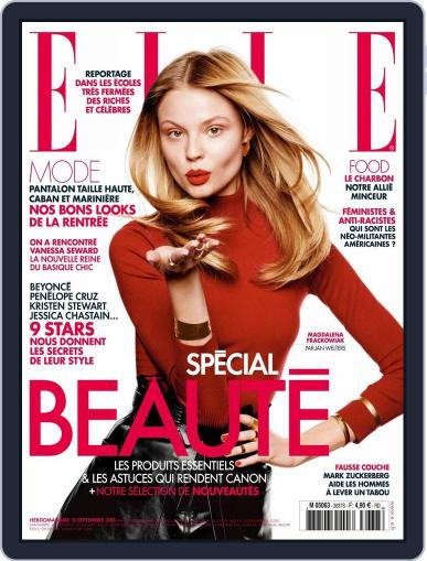 Elle France September 10th, 2015 Digital Back Issue Cover