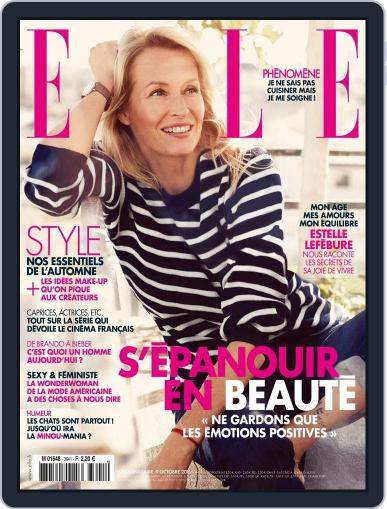 Elle France October 8th, 2015 Digital Back Issue Cover