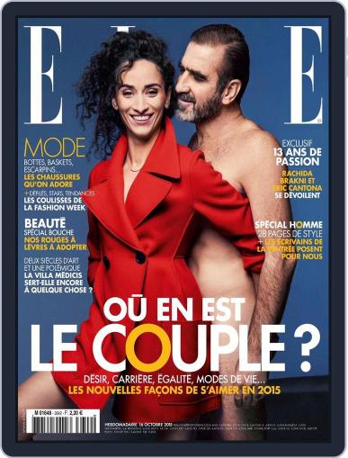 Elle France October 15th, 2015 Digital Back Issue Cover