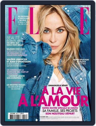 Elle France October 22nd, 2015 Digital Back Issue Cover