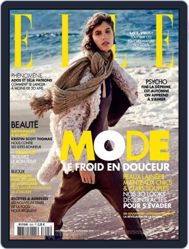 Elle France November 5th, 2015 Digital Back Issue Cover