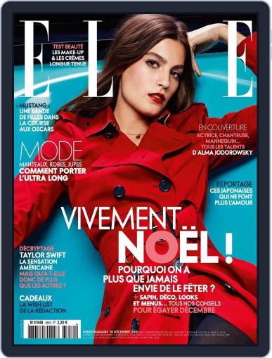 Elle France December 10th, 2015 Digital Back Issue Cover