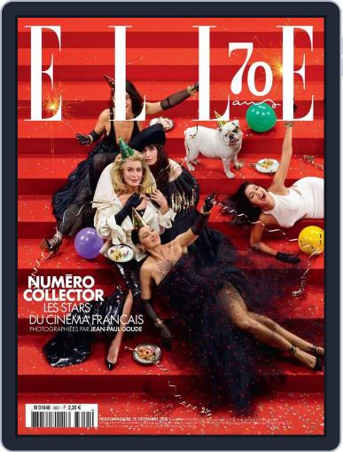 Elle France December 15th, 2015 Digital Back Issue Cover